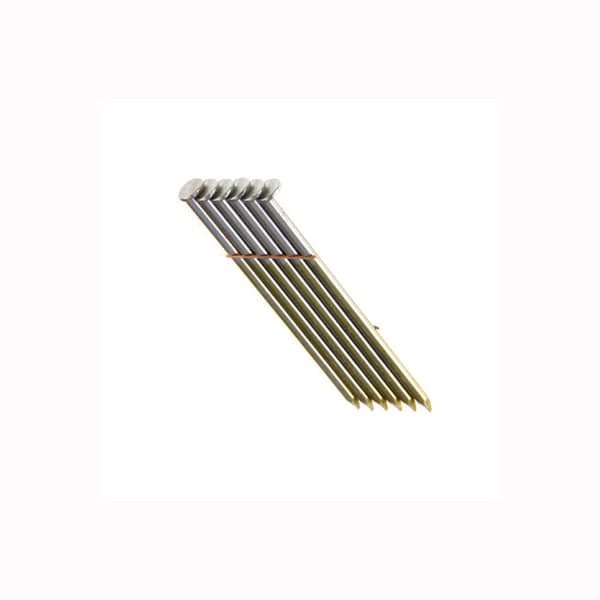 Pneumatic Nail, 3-1/4 in L, Bright